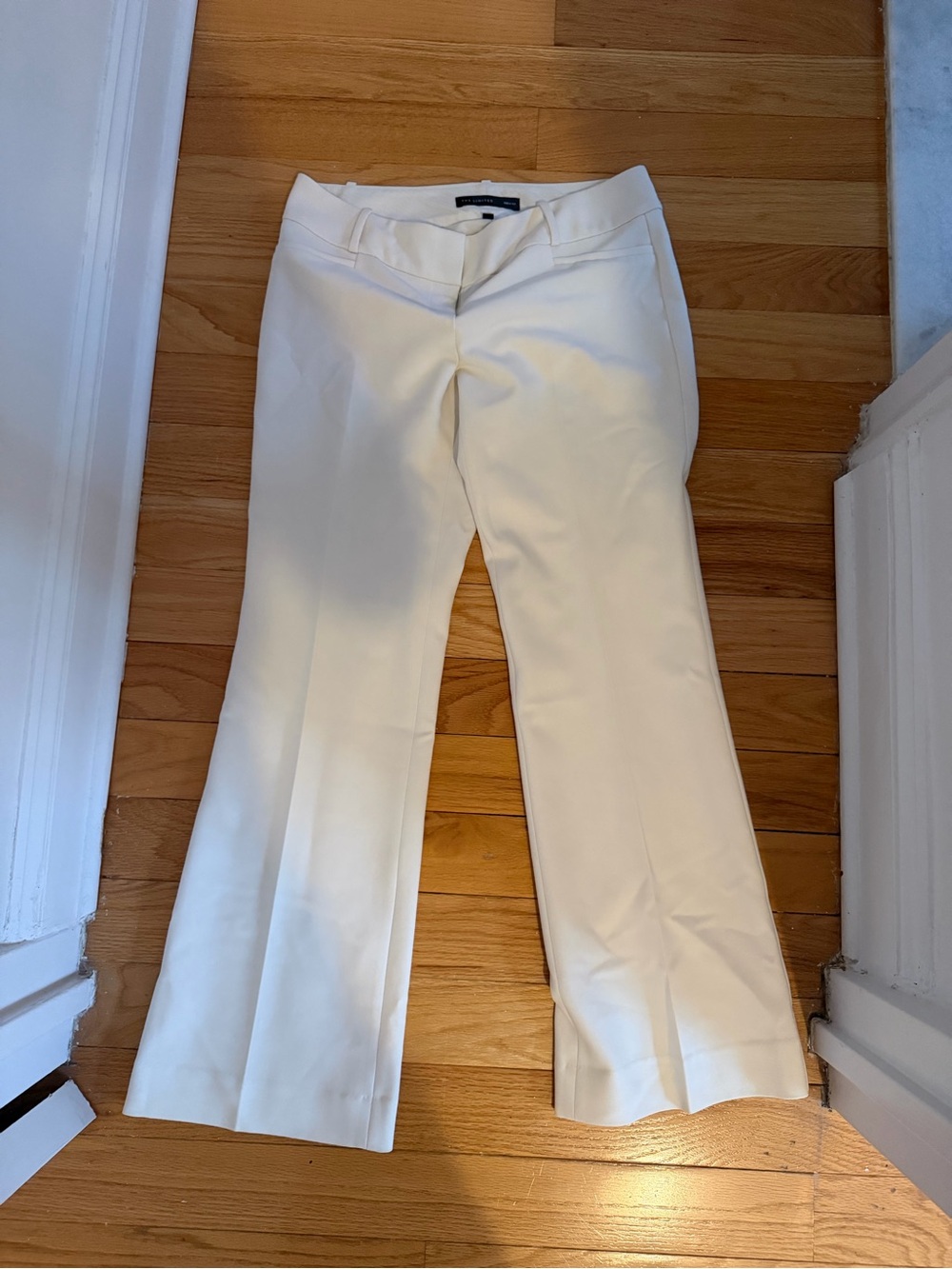 The Limited Cream Flare Leg Dress Trousers